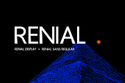 Renial Display, a Sans Serif Font by rejazer (Thumbnail 1 of 11)
