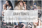 Mobile Lightroom Presets Gray tones, a Preset Add-On by 4presets (Thumbnail 1 of 10)