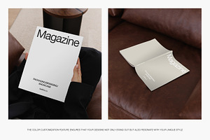 Magazine In Hands Mockups