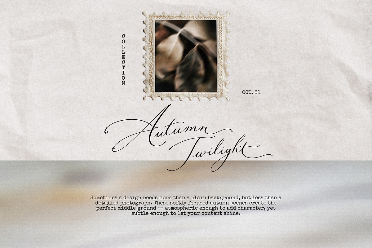 Autumn Twilight: Vintage Backgrounds, a Texture Graphic by TiriCo (Photo 3 of 13)