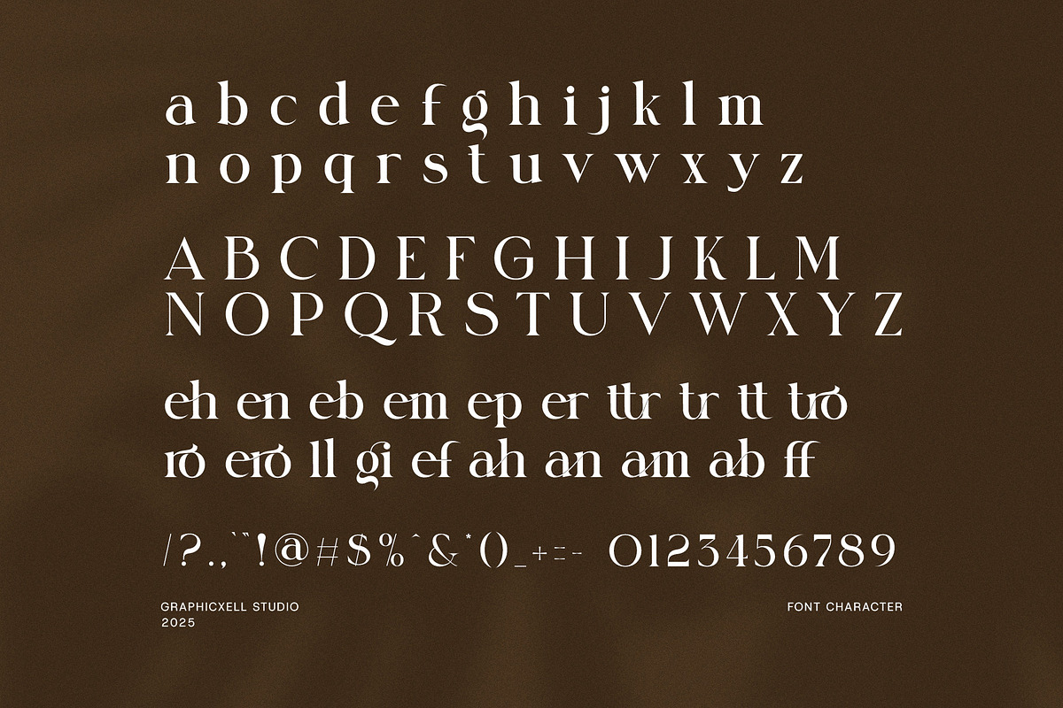 Gitrong Elegant Serif Font, a Serif Font by Graphicxell (Photo 8 of 8)