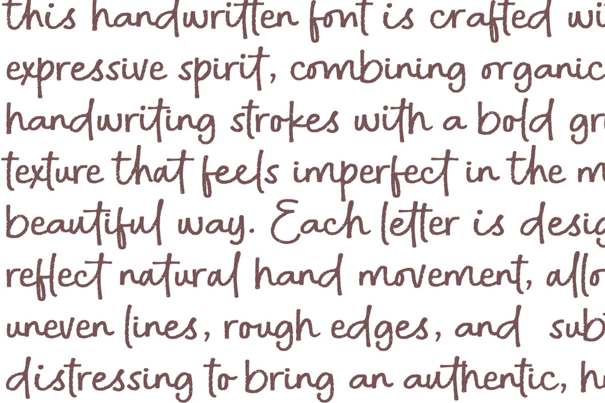 Bachelor Notes - Rough Cursive Font, a Handwritten Font by Subectype Studio (Photo 9 of 10)