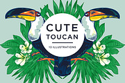 TOUCAN, an Animal Illustration by Tanya Akhmett (Thumbnail 1 of 11)