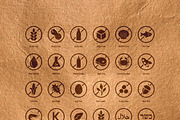 42 Food Allergy & Products Label, an Icon by PremiumGoods (Thumbnail 2 of 2)