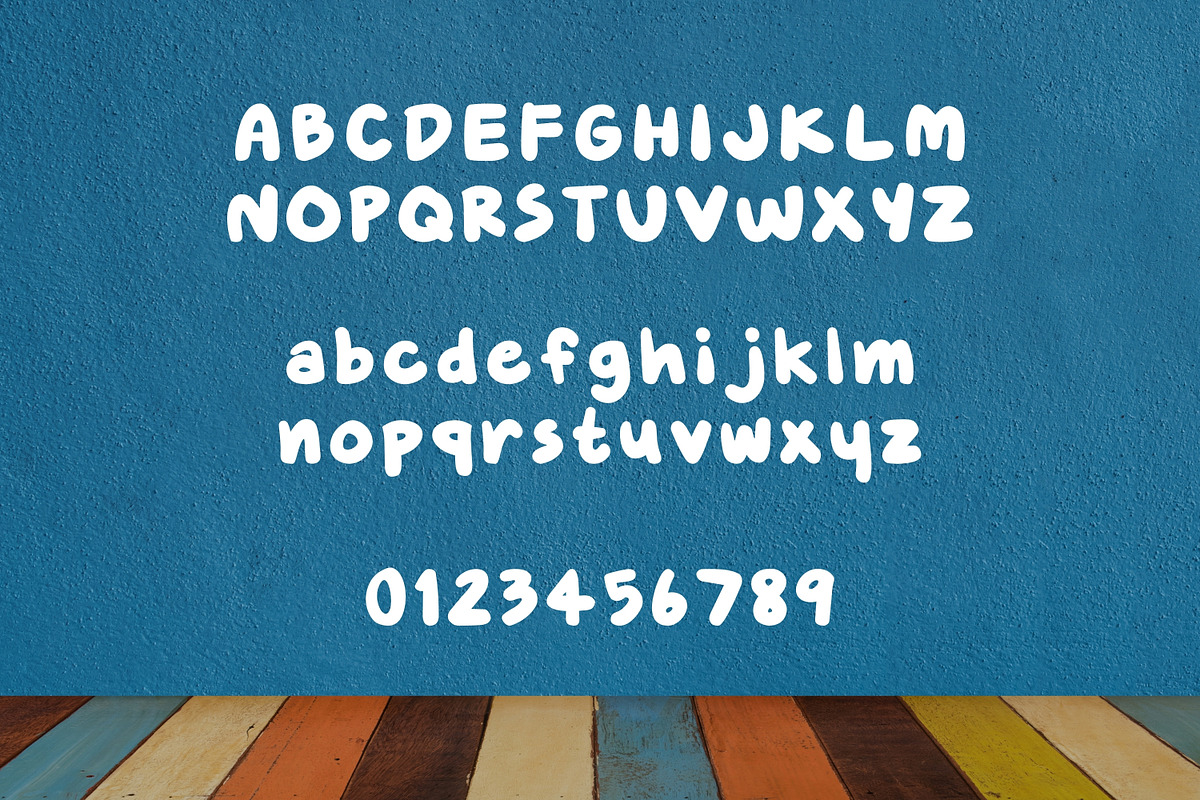 Bubble Display Font-Chunky Pop Soda, a Handwritten Font by ZoloDesignHub (Photo 4 of 9)