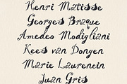 Artist Handwriting & Paper Cut Font, a Handwritten Font by Laras Wonderland (Thumbnail 10 of 11)