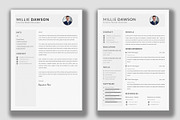 Resume Template and Cover Letter, a Resume Template by designvillage (Thumbnail 10 of 13)