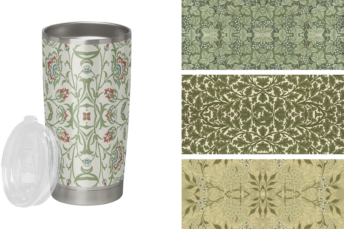 William Morris Seamless Pattern 16, a Pattern Graphic by ARTOZEN DIGITAL (Photo 4 of 16)