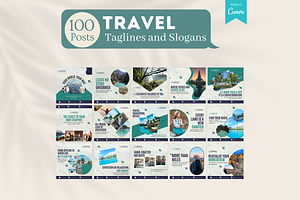 Travel Posts- Canva Templates