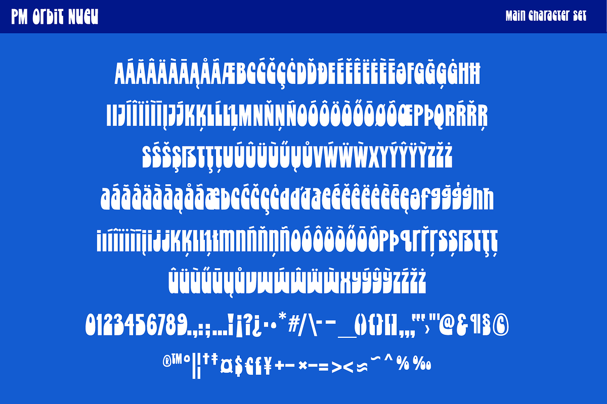 PM Orbit Nostalgic 70s Font, a Sans Serif Font by Paper Moon Graphic Supply (Photo 6 of 7)