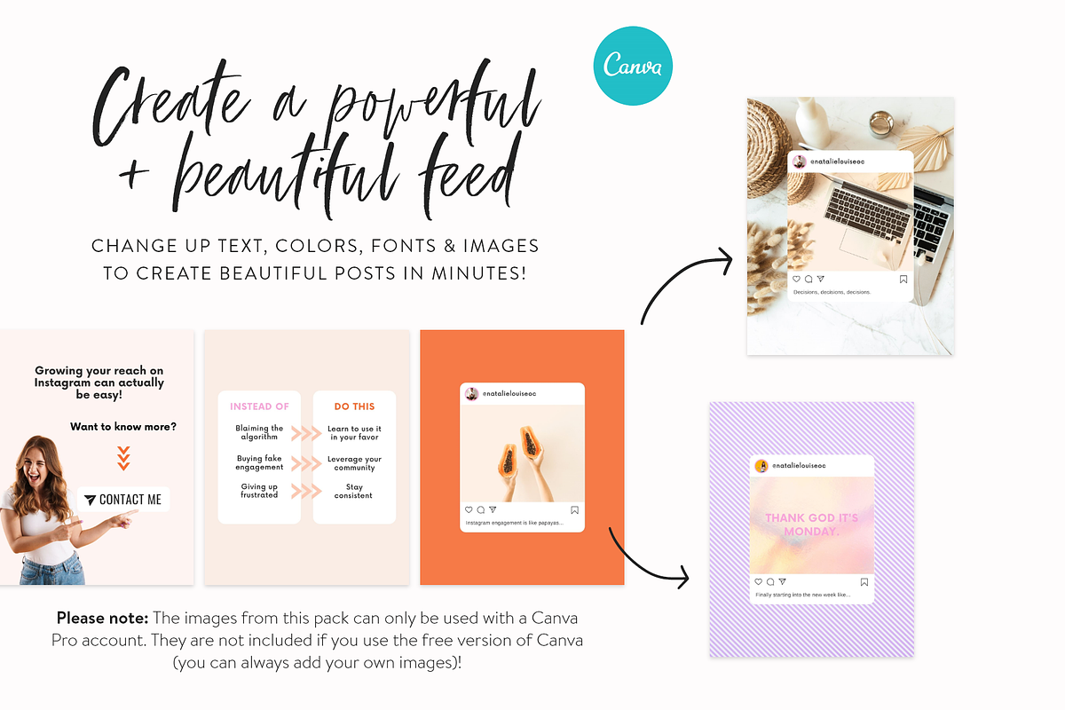 Instagram Engagement Posts Template, a Social Media Template by My Social Boutique (Photo 9 of 10)