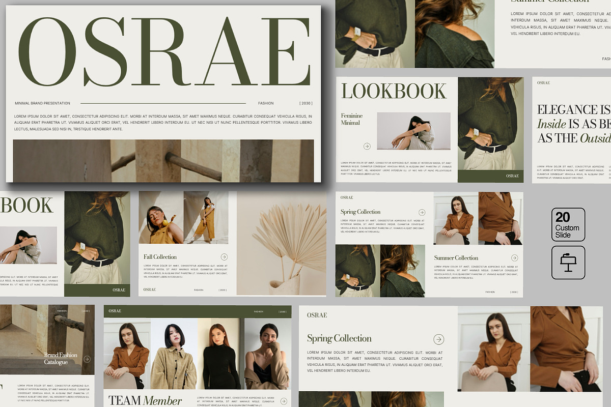 Osrae Minimal Brand Keynote, a Presentation Template by Yoth Studio (Photo 1 of 7)