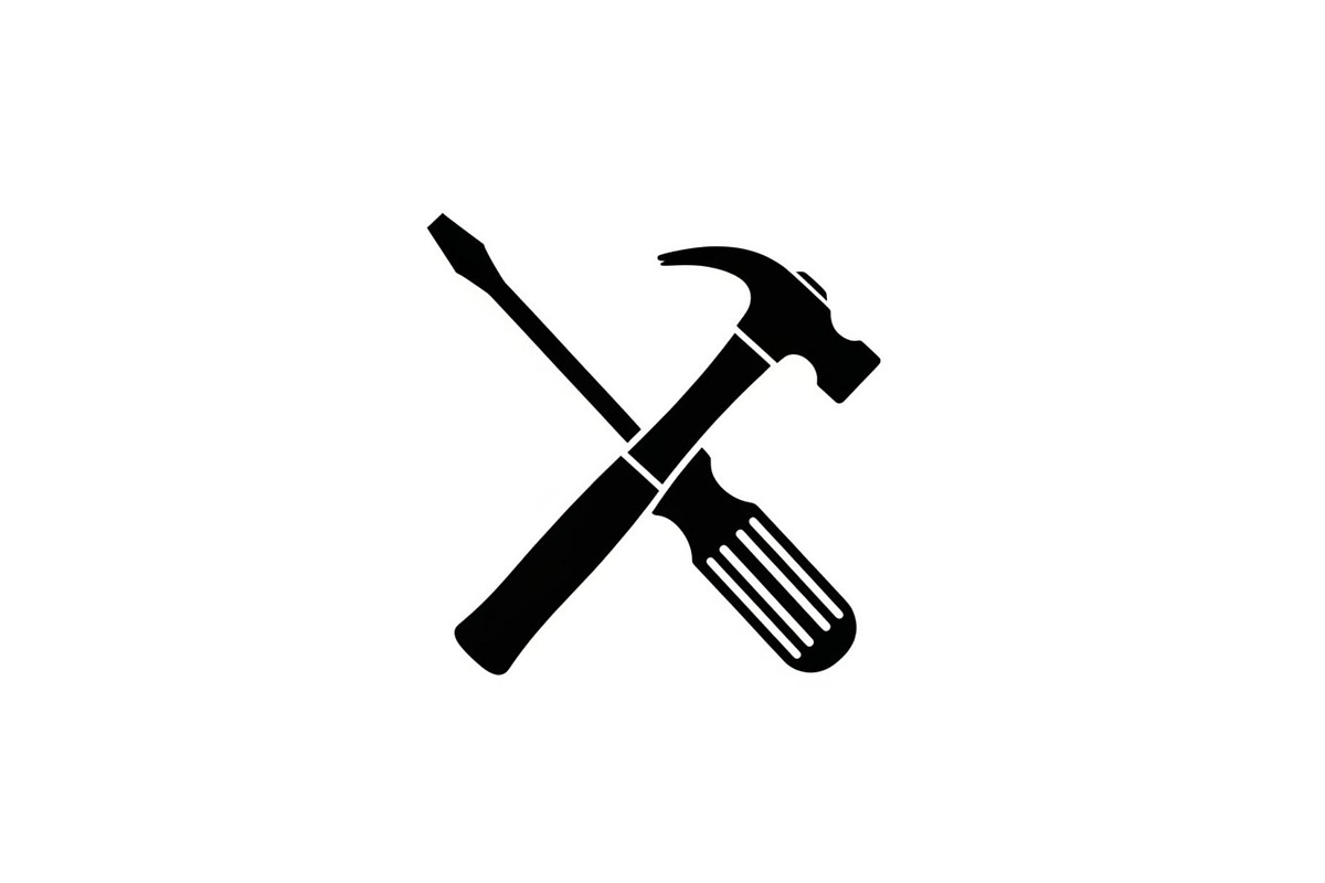 Crossed Hammer Screwdriver Icon, an Icon by musafir_fashion (Photo 7 of 10)