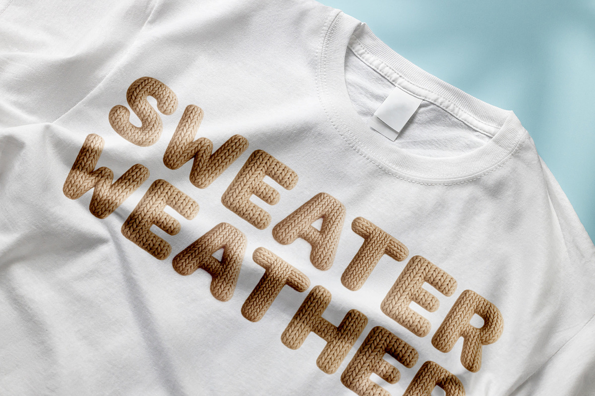 Knit Sweater, a Symbol Font by Loudoun Design Co. (Photo 5 of 6)