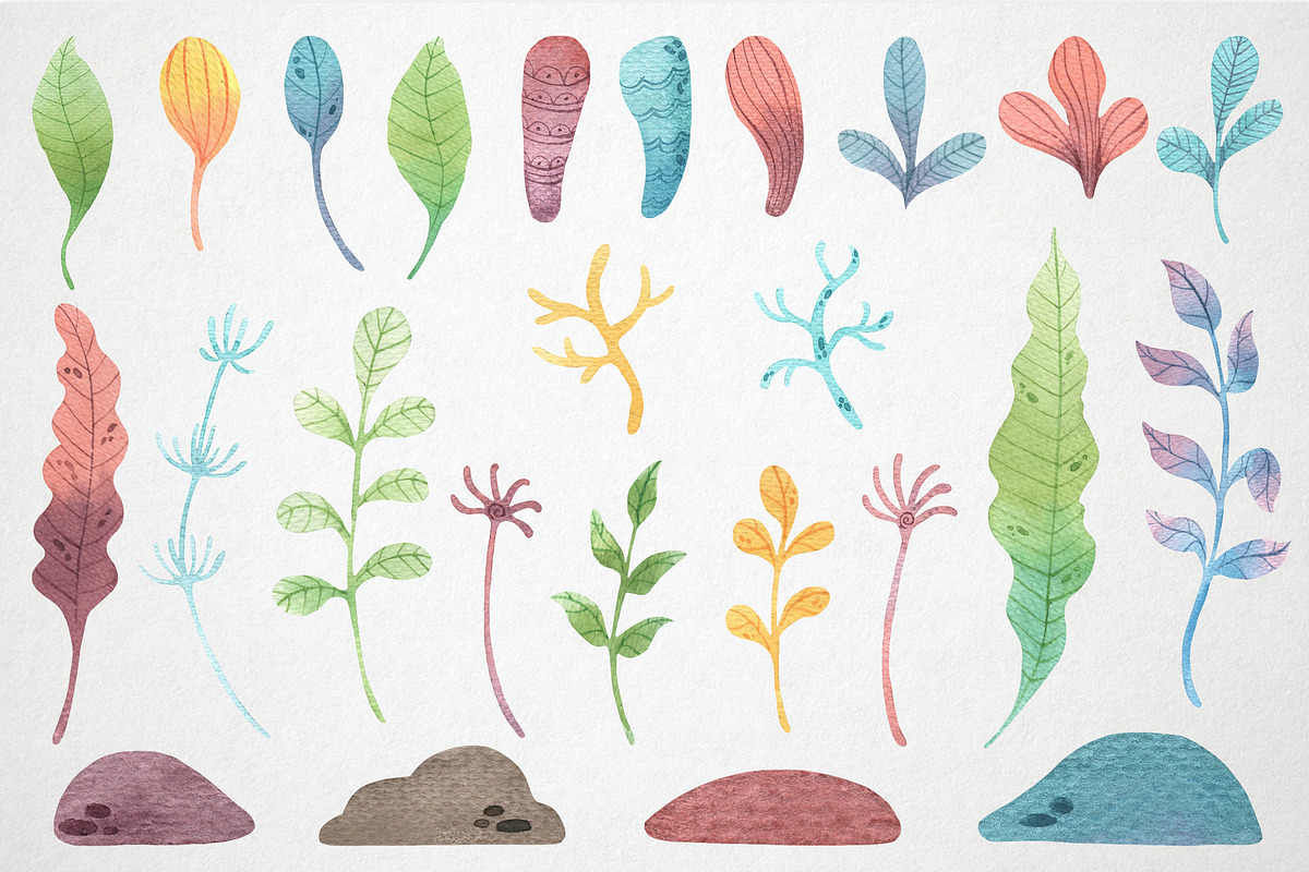 Cute Axolotl Clipart. Underwater, an Animal Illustration by LukaJreym (Photo 3 of 7)