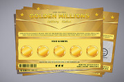 Small Lottery Ticket in Golden Style, a Card Template by Tzochko (Thumbnail 5 of 5)