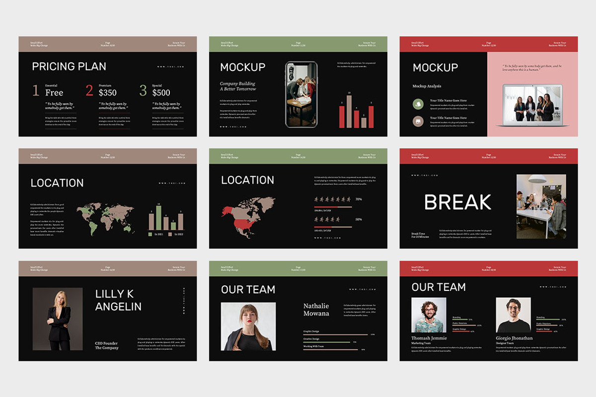 Tozi : Training Business Powerpoint, a Presentation Template by Punkl Camp (Photo 7 of 9)