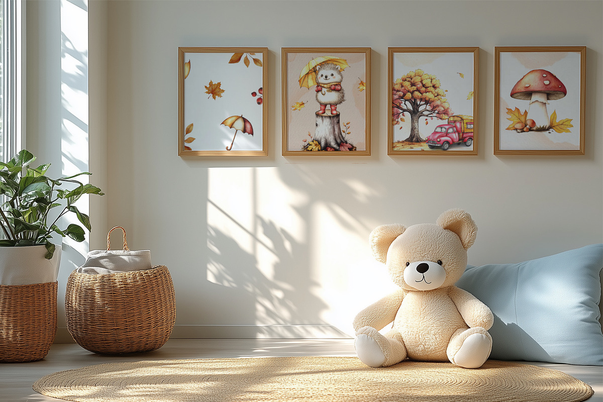 Watercolor Autumn animals set, a Seasonal Illustration by ZabolotnaArt (Photo 5 of 13)