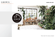 GROWN Plant Logo Branding Kit, a Branding & Logo Template by CC CREATIVE CO (Thumbnail 7 of 9)