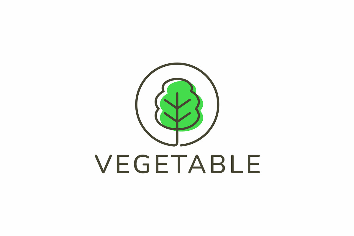 Vegetable Label Simple Concept Logo, a Branding & Logo Template by Signatoro