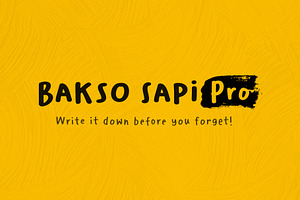 BaksoSapi Pro