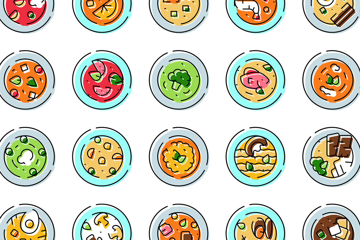 Various soup bowls for different, an Object Graphic by pikepicture (Photo 3 of 3)