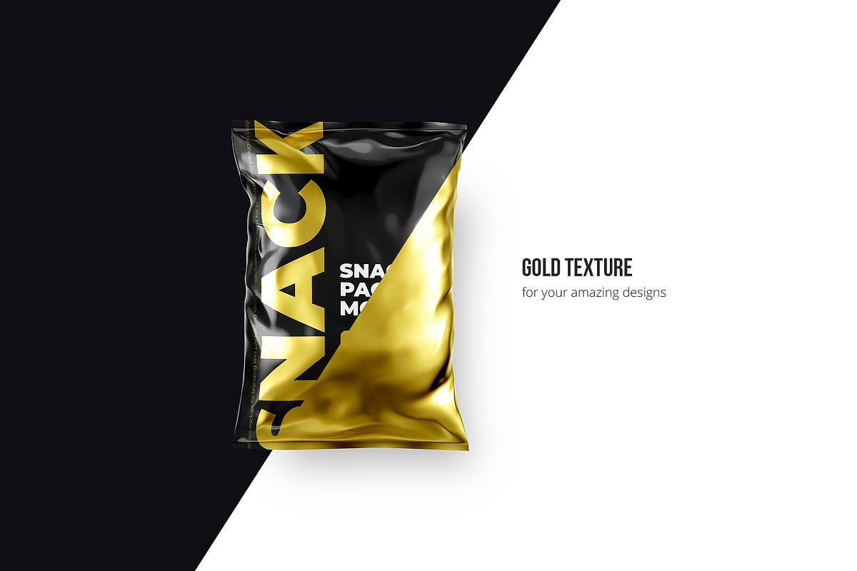 Snack Package Mockup, a Packaging Mockup by easymock (Photo 4 of 7)