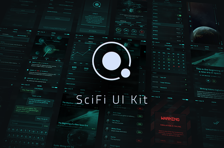 Orbit SciFi UI Kit, an UI Kit Template by Nice To Must Have