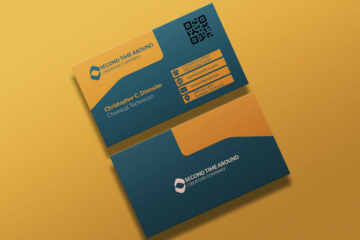 Creative & Classic Business Card, a Business Card Template by designerzDukan (Photo 1 of 3)