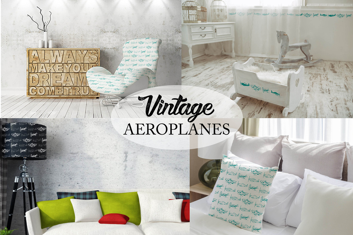 Vintage Aeroplanes, an Object Graphic by Ally Heart (Photo 2 of 4)
