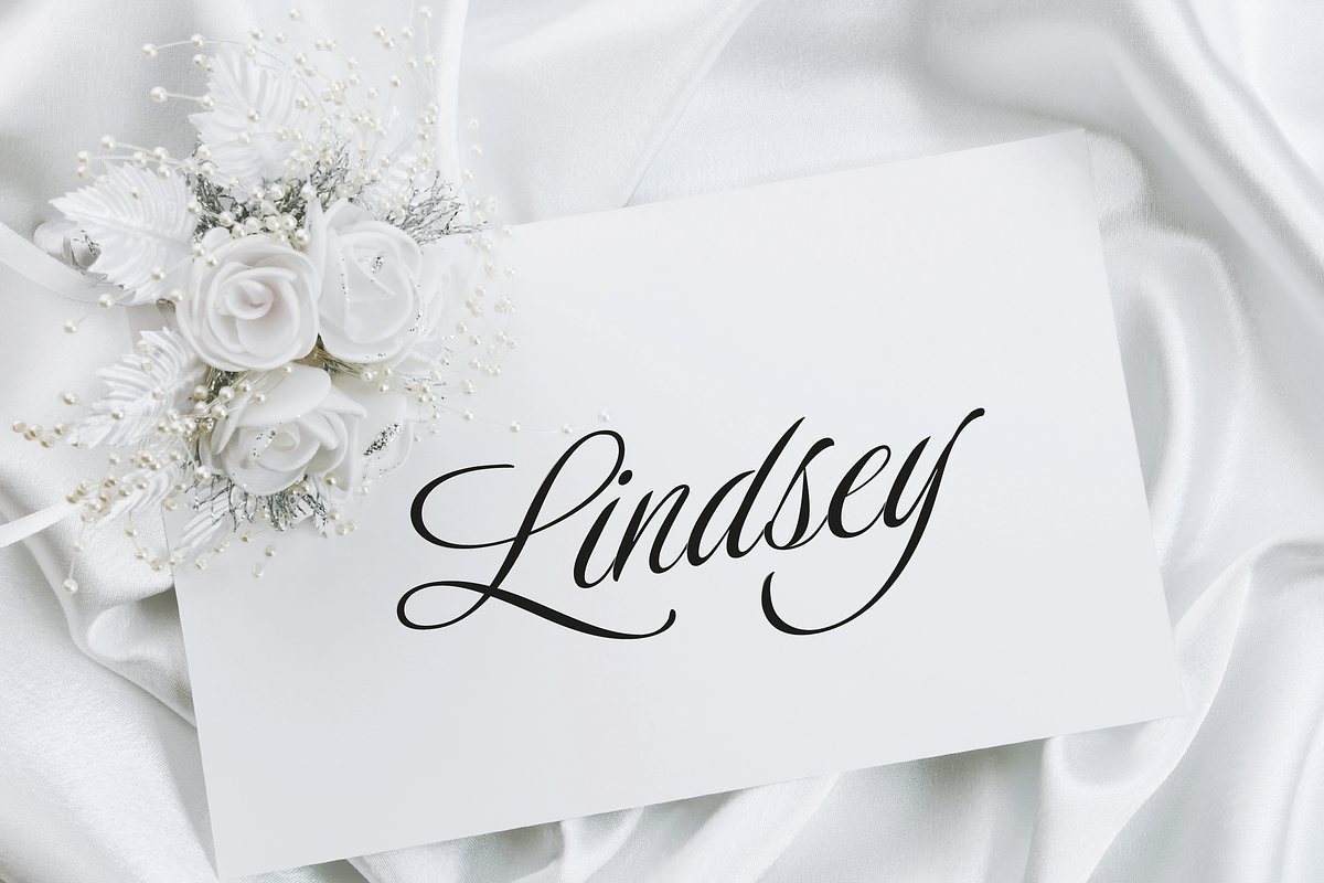 Galis Wedding Calligraphy Font, a Script Font by Creative Foundry (Photo 3 of 8)