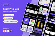 QPoint – Exam Learning App UI Kit, an App Template by productype1 (Thumbnail 1 of 5)