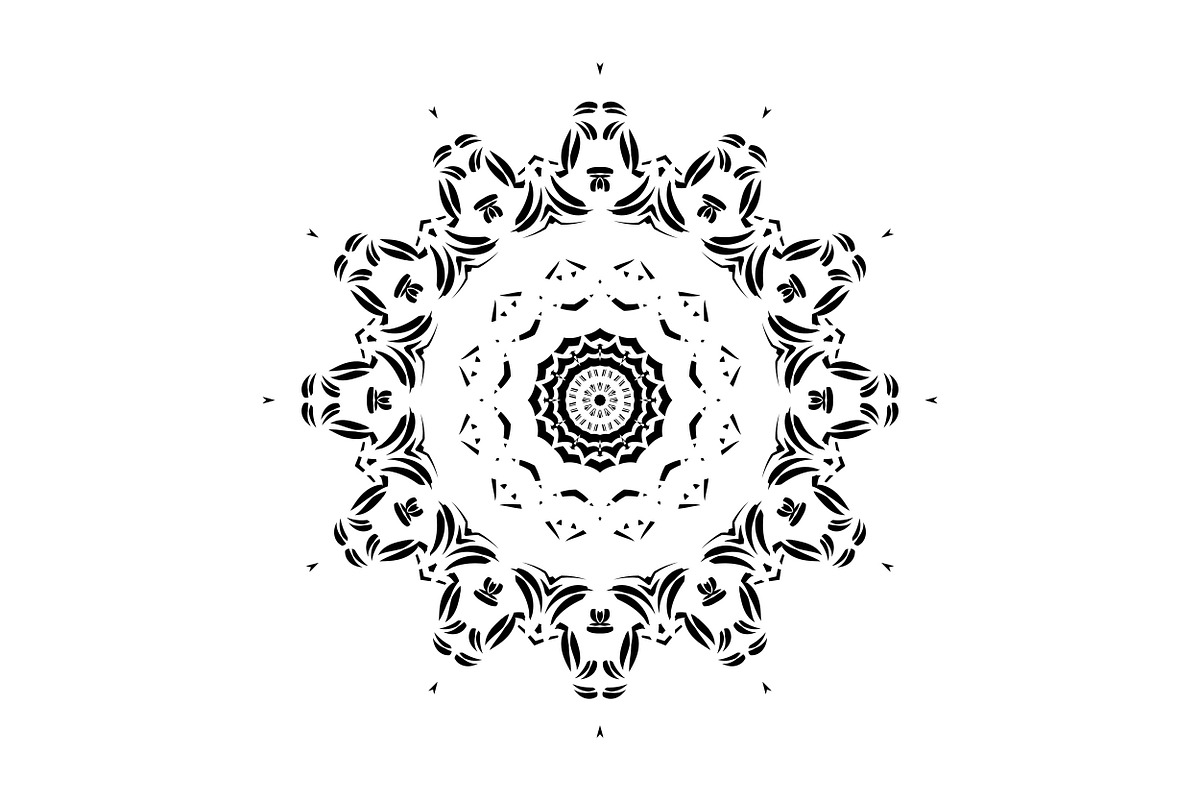 Handcrafted Mandala Design Pack, a Pattern Graphic by NJ Himel (Photo 9 of 30)