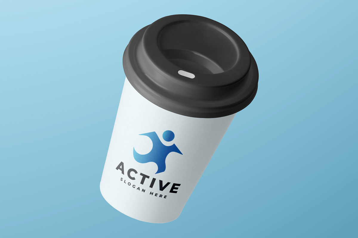 Active - Dynamic Human Figure Logo, a Branding & Logo Template by Design_Planet (Photo 2 of 2)