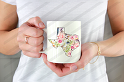 Floral States Clipart-All 50 States, an Illustration by Creative Chaos (Thumbnail 2 of 3)