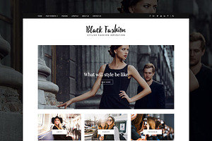 Black Fashion - WordPress Blog Theme