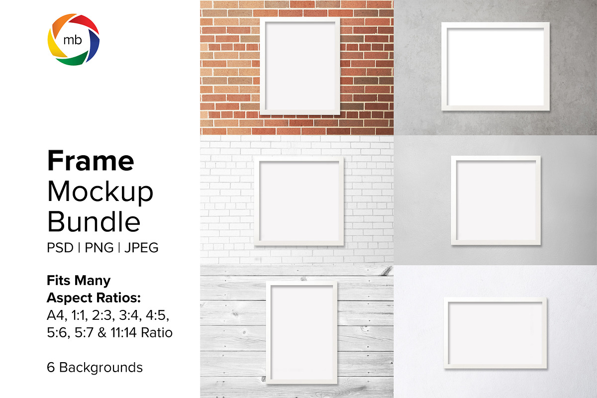 Poster Mockup Set for Many Ratios, an Advertising Mockup by MelissaBMockups (Photo 1 of 5)