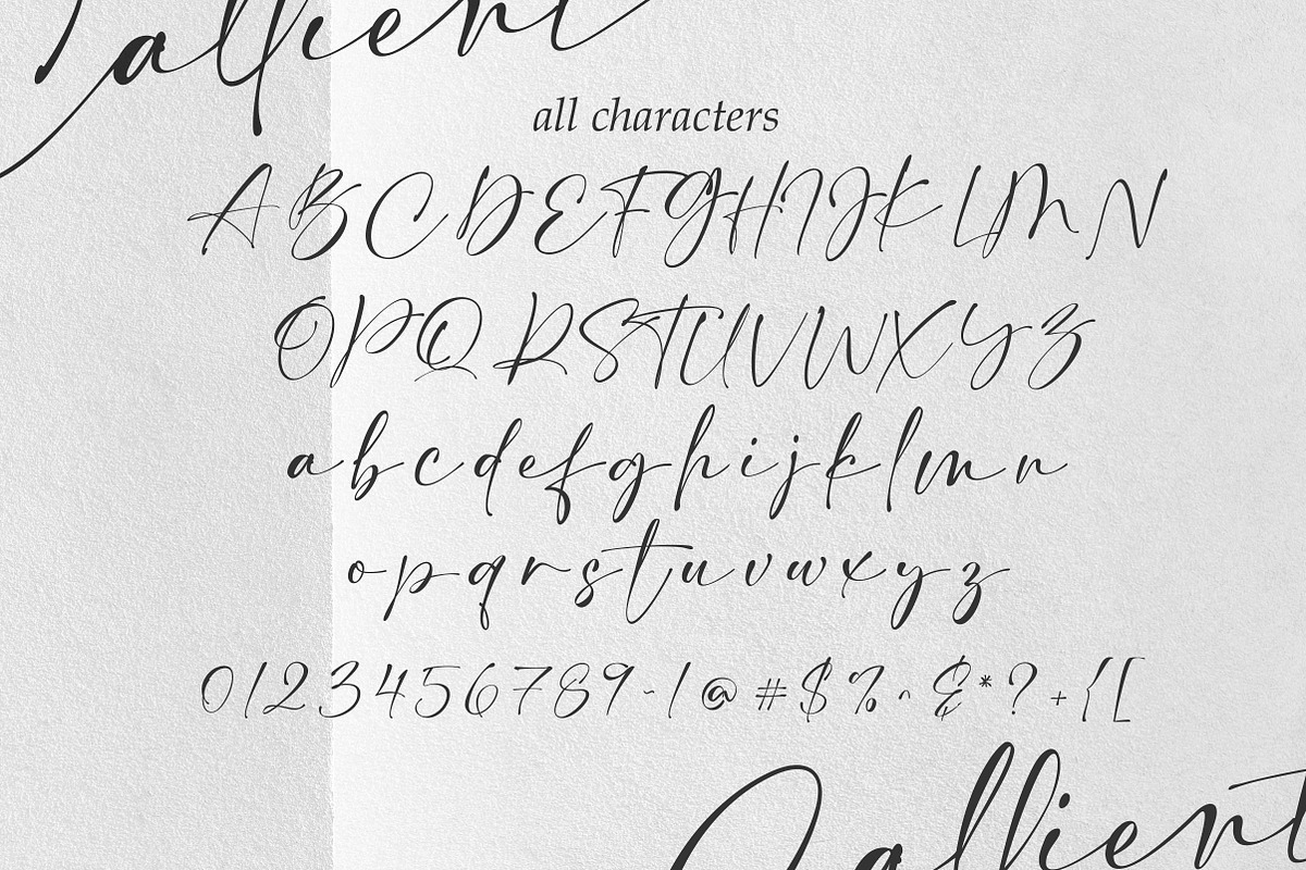 Callient - Modern Signature, a Script Font by ErgibiStudio (Photo 9 of 10)