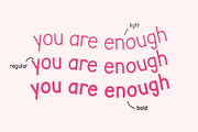 Pink Journal Neat Planner Font, a Sans Serif Font by Kaya Fonts (Thumbnail 4 of 23)