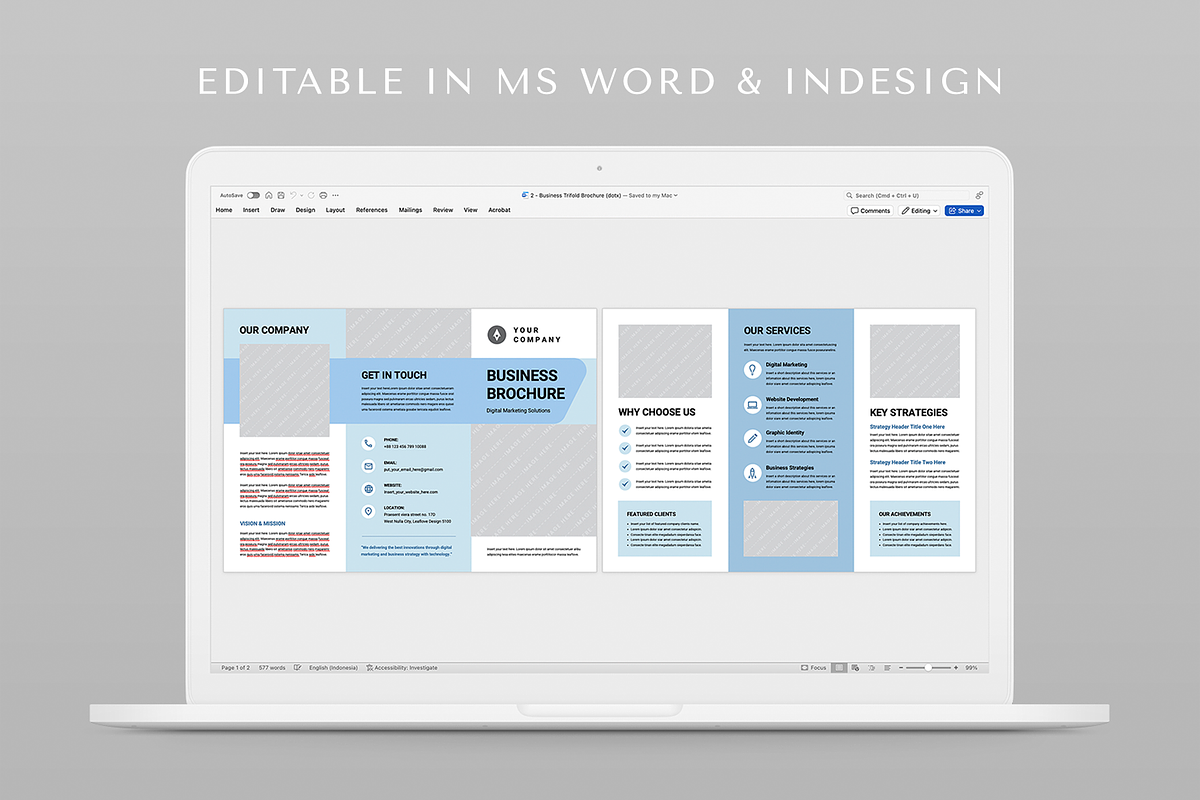 Business Trifold Brochure, a Brochure Template by Leaflove (Photo 5 of 5)