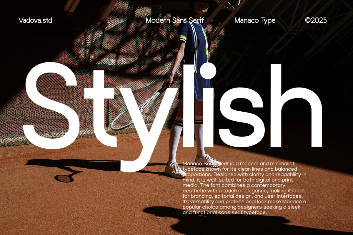 Manoco Modern Sans Serif Font, a Sans Serif Font by Vadovastd (Photo 5 of 7)