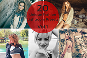 20 Unique Fashion Lightroom Presets, an Action Add-On by Alexandrulucian (Thumbnail 1 of 6)