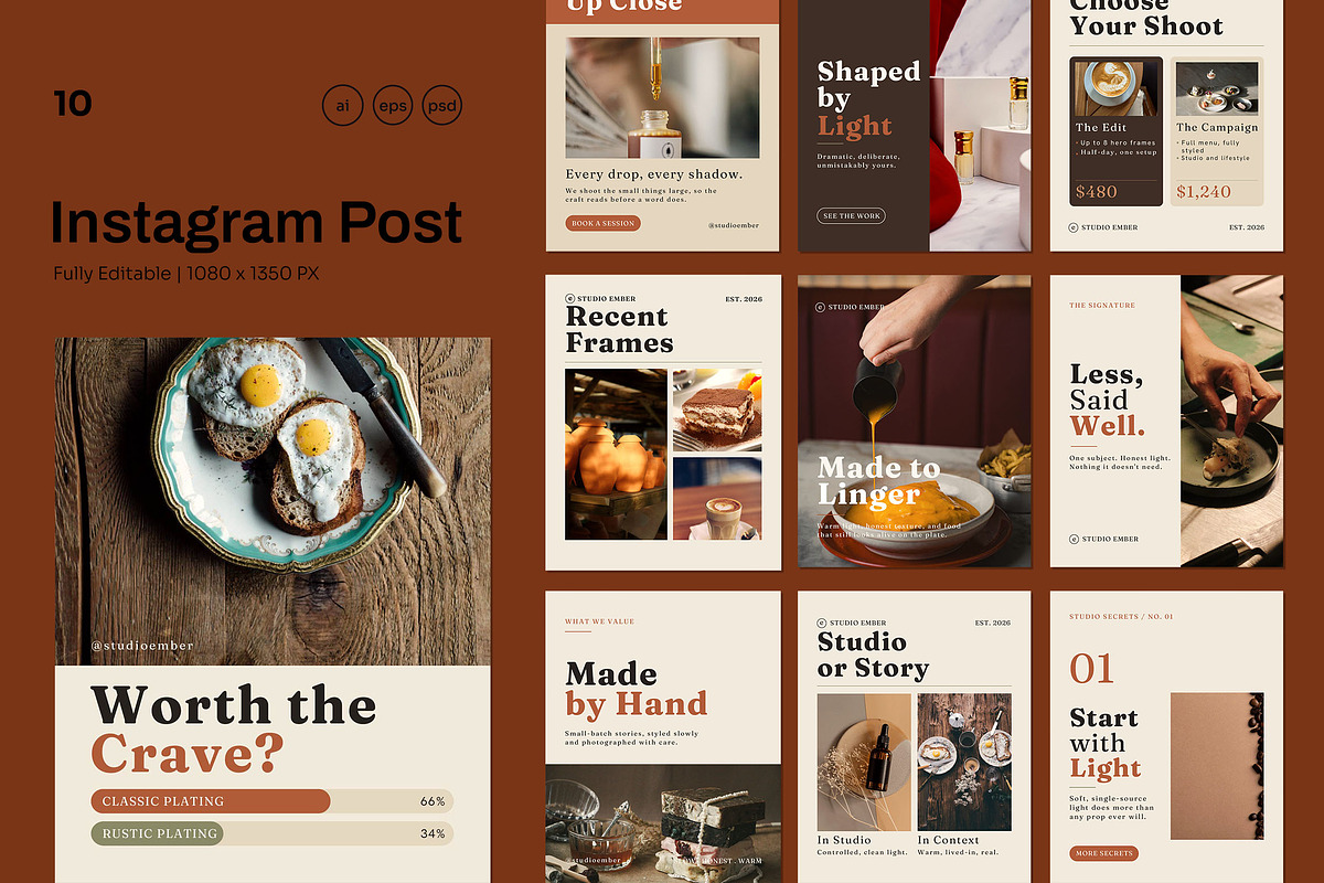 Artisan Social Templates, a Social Media Template by Pitchlook.Studio (Photo 1 of 3)