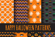 16 Halloween patterns, a Pattern Graphic by nnnnae (Thumbnail 1 of 2)