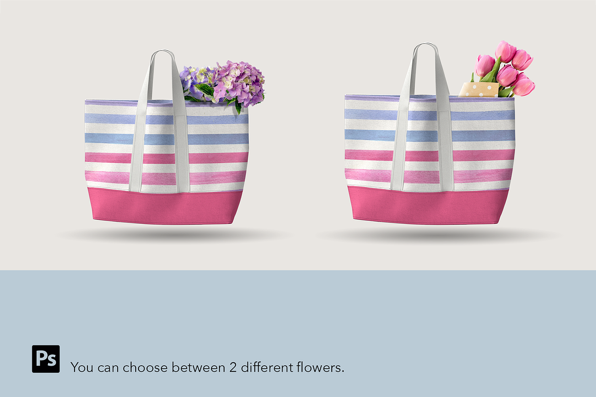 Shopper Canvas Bag Mockup Set., a Product Mockup by Irena Matiash shop (Photo 3 of 6)