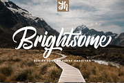 Brightsome - Script Font, a Script Font by FHFont (Thumbnail 10 of 10)