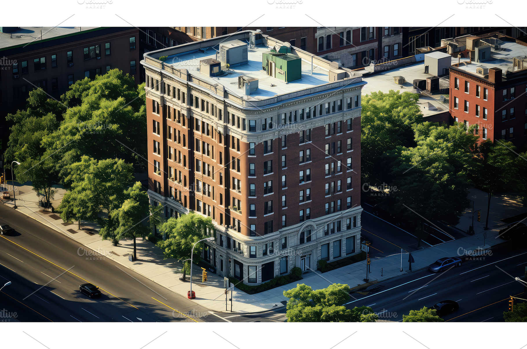 rental apartment building flat ai, an Architecture Photo by pikepicture