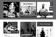 GYM Social Media Pack, a Social Media Template by ZAAS (Thumbnail 6 of 6)