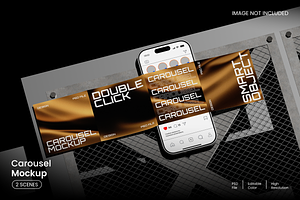 Carousel Mockup, an Advertising Mockup by Unerispace