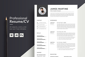 Resume Template Word | CV